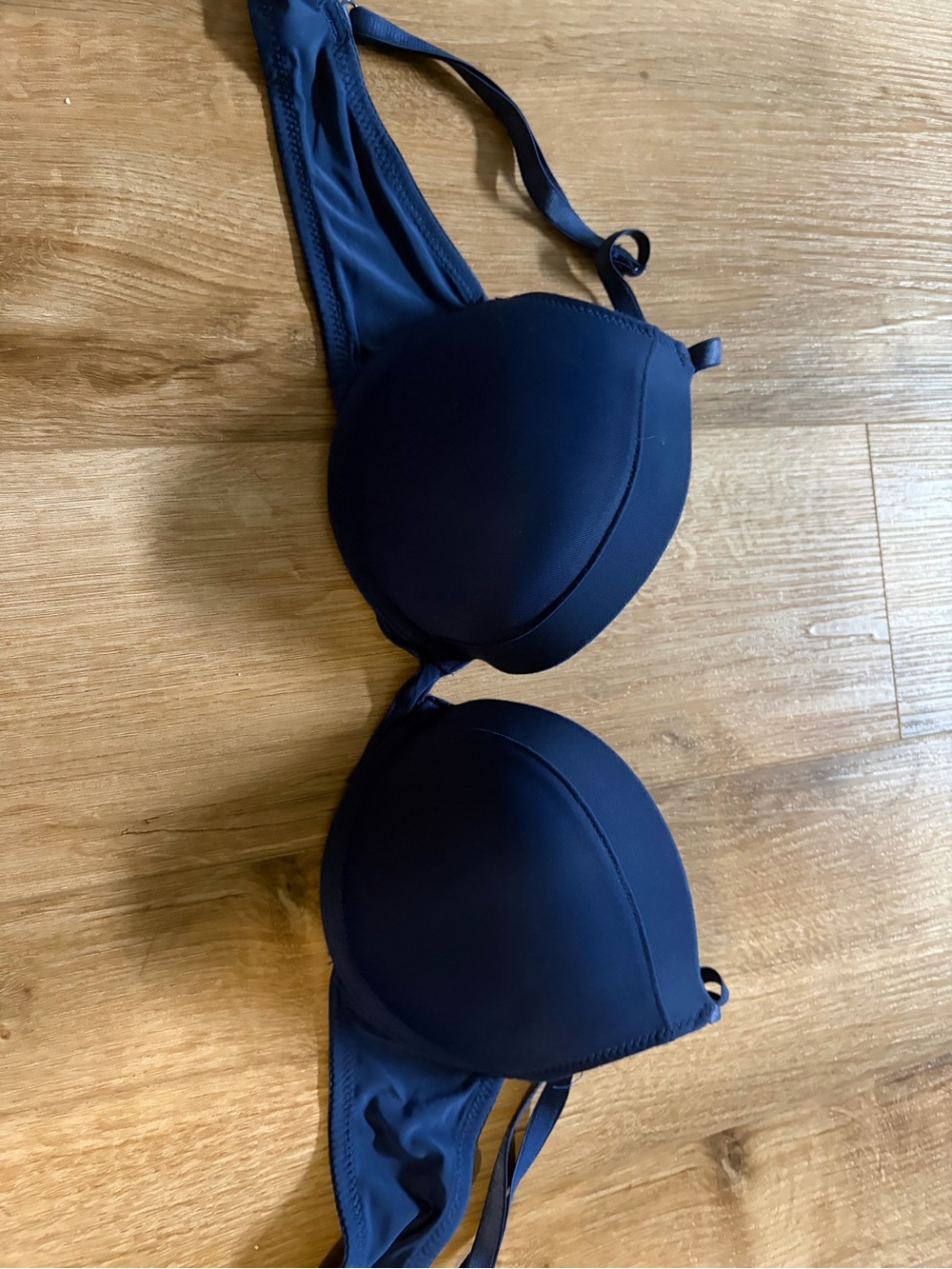 Navy Blue Push Up Bra